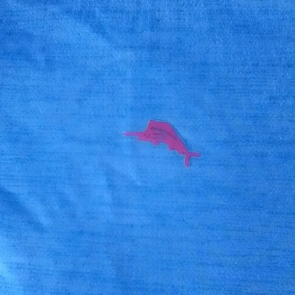 4XLT Tommy Bahama Light Blue Polo Shirt - Picture 3 of 12